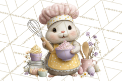 Easter Bakery Critters, Cute Mini World Animals, Pastel Png Product Image 4