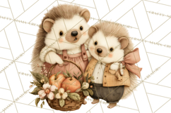 Vintage Spring Animals Clipart, Tea Party Picnic Png Product Image 4