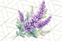 Spring Flower Clipart, Floral Clip Art PNG, Watercolor Product Image 2