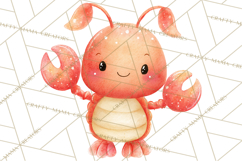 Watercolor Baby Animals, Cute Kawaii Forest Zoo Farm Ocean Product Image 2