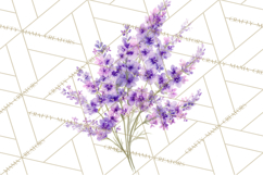 Spring Flower Clipart, Floral Clip Art PNG, Watercolor Product Image 3