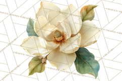 Spring Flower Clipart, Floral Clip Art PNG, Watercolor Product Image 4