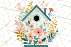 Spring Garden Tools and Floral Gardening Clipart PNG Product Image 5