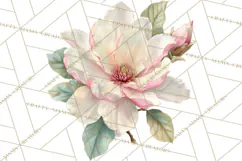 Spring Flower Clipart, Floral Clip Art PNG, Watercolor Product Image 5