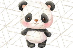 Watercolor Baby Animals, Cute Kawaii Forest Zoo Farm Ocean Product Image 2