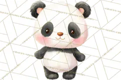 Watercolor Baby Animals, Cute Kawaii Forest Zoo Farm Ocean Product Image 2