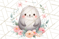 Ocean Baby Animals Clipart PNG, Cute Sea Animals Watercolor Product Image 3