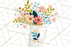 Spring Garden Tools and Floral Gardening Clipart PNG Product Image 3