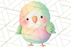 Watercolor Baby Animals, Cute Kawaii Forest Zoo Farm Ocean Product Image 3