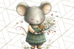 Cottagecore Animals PNG, Woodland Critters Clipart Product Image 5