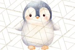 Watercolor Baby Animals, Cute Kawaii Forest Zoo Farm Ocean Product Image 5