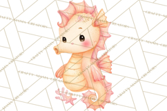 Ocean Baby Animals Clipart PNG, Cute Sea Animals Watercolor Product Image 2