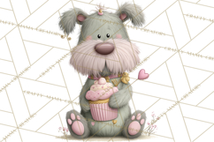 Valentine Dog Clipart PNG, Cute Valentine Dogs, Kids Product Image 5