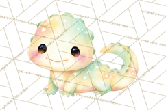 Watercolor Baby Animals, Cute Kawaii Forest Zoo Farm Ocean Product Image 2