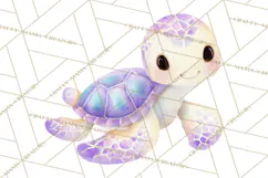 Watercolor Baby Animals, Cute Kawaii Forest Zoo Farm Ocean Product Image 3