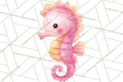 Watercolor Baby Animals, Cute Kawaii Forest Zoo Farm Ocean Product Image 4