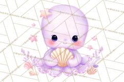 Ocean Baby Animals Clipart PNG, Cute Sea Animals Watercolor Product Image 5