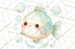 Ocean Baby Animals Clipart PNG, Cute Sea Animals Watercolor Product Image 2