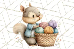 Cottagecore Animals PNG, Woodland Critters Clipart Product Image 2