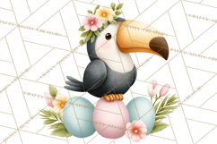 Adorable Baby Animals Easter Clipart PNG, Pastel Chicks Png Product Image 2