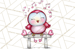 Valentine Animals Clipart Cute Cartoon Characters PNG Product Image 4