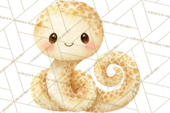 Watercolor Baby Animals, Cute Kawaii Forest Zoo Farm Ocean Product Image 4