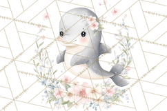 Ocean Baby Animals Clipart PNG, Cute Sea Animals Watercolor Product Image 3