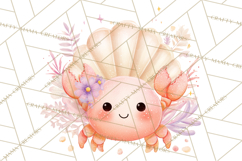 Ocean Baby Animals Clipart PNG, Cute Sea Animals Watercolor Product Image 4