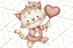 Valentine Animals Clipart PNG, Cute Animal Valentine Product Image 2