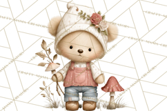 Spring Woodland Animal Clipart, Forest Animals PNG Product Image 2