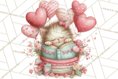 Valentine Reading Animals Clipart for Classroom Crafts Product Image 4