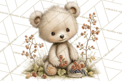 Spring Woodland Animal Clipart, Forest Animals PNG Product Image 4