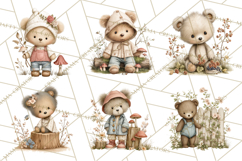 Spring Woodland Animal Clipart, Forest Animals PNG Product Image 4