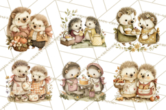 Vintage Spring Animals Clipart, Tea Party Picnic Png Product Image 9
