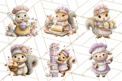 Easter Bakery Critters, Cute Mini World Animals, Pastel Png Product Image 8