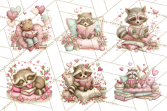 Valentine Reading Animals Clipart for Classroom Crafts Product Image 6