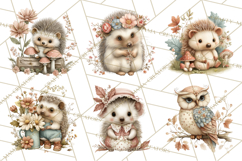 Spring Woodland Animal Clipart, Forest Animals PNG Product Image 9