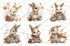 Spring Woodland Animal Clipart, Forest Animals PNG Product Image 3