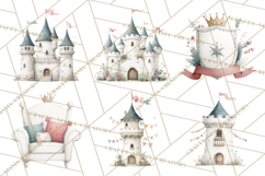 Baby Dragon Clipart, Princess Clipart, Knight Clipart Product Image 6