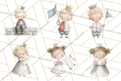 Baby Dragon Clipart, Princess Clipart, Knight Clipart Product Image 3