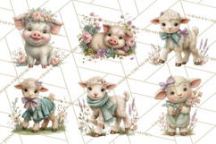 Spring Baby Animals Clipart PNG, Cute Easter and Spring Png Product Image 4