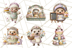 Easter Bakery Critters, Cute Mini World Animals, Pastel Png Product Image 6