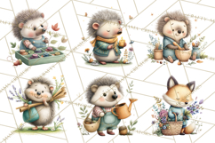 Cottagecore Animals PNG, Woodland Critters Clipart Product Image 7