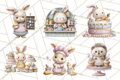 Easter Bakery Critters, Cute Mini World Animals, Pastel Png Product Image 2