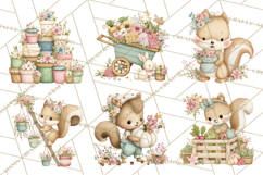 Cute Garden Animals Clipart for Spring and Summer Crafts Product Image 7