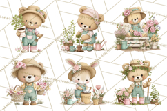 Cute Garden Animals Clipart for Spring and Summer Crafts Product Image 3