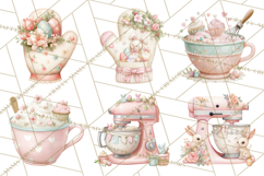 Easter Baking Clipart, Cute Easter Bakers, Pastel Cookies Product Image 8
