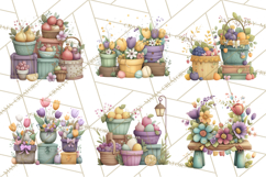 Spring Market Stall PNG Clipart for Invitations, Flower Show Product Image 2