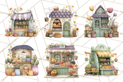 Spring Market Stall PNG Clipart for Invitations, Flower Show Product Image 6