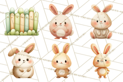 Cozy Woodland Animals Clipart, Baby Forest Creatures PNG Product Image 2
